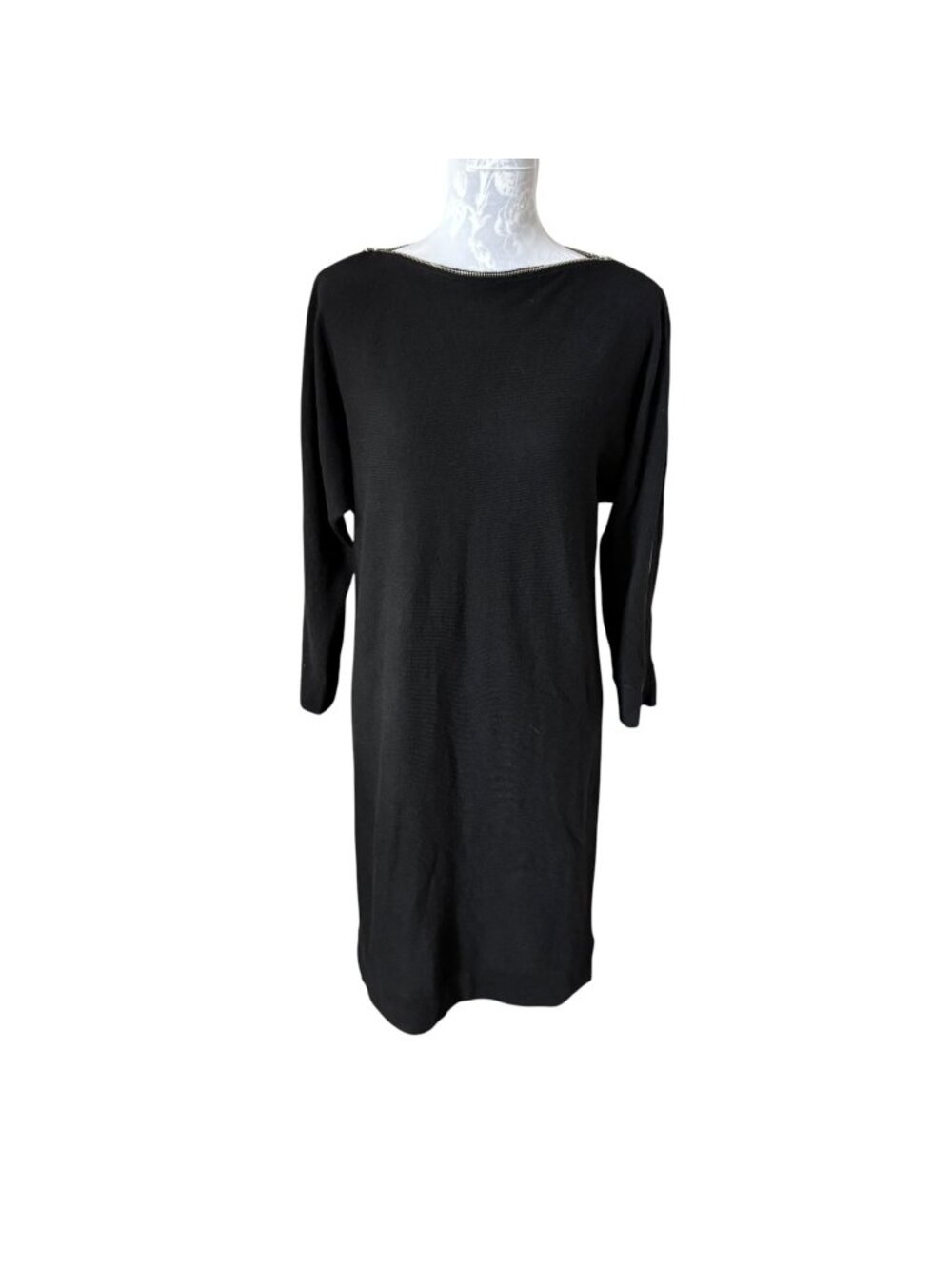 Neiman Marcus Cashmere Dress Long Sleeve Cocktail Size Medium